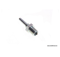 Pressnippel für BSPT-Außengewinde  G1/4"-19 DN0614BSPTAG Alfagomma