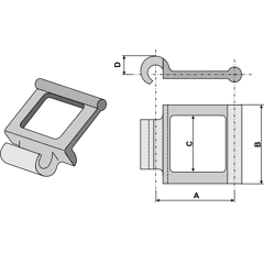 Stahlgelenkkette 690551