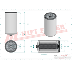Filtre à gasoil adaptable HIFI FILTER SN40749