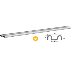 Kratzbodenleiste BERGMANN 1071 Nachbau  