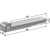 Clavette à talon pour épandeur 83 x 14 mm adaptable