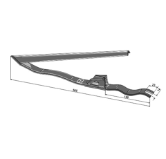 Ährenheber AS120 - Mähdrescher CASE IH|MASSEY FERGUSON - Nachbau