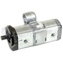 Pompe hydraulique double14 + 10 cm³ pour tracteur adaptable - REXROTH