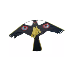 Oiseau effaroucheur en toile noire envergure 1,20 m | GENERIQUE