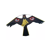 Oiseau effaroucheur en toile noire envergure 1,20 m | GENERIQUE