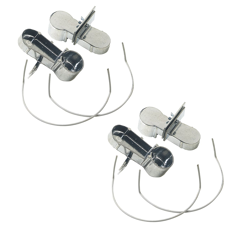 Abreuvoir sabot pour lapin en aluminium CHICK'A (lot de 4)