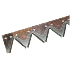 Hoja de corte para barra de corte CLAAS/RENAULT 6112143 adaptable