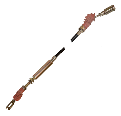 Câble d'accélérateur sans rotule pour télescopique MERLO 032621 adaptable