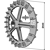 Disco Crosskill Ø 440 mm para rodillo desterronador adaptable