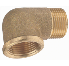 Coude laiton mâle/femelle - 10 bars adaptable