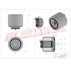 Filtre à gasoil pour tracteur JOHN DEERE DZ 114096 adaptable
