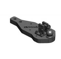 Tragplatte Kugel 80,Valtra N4-Serie, N5-Serie, T4-Serie, T5-Serie, AGCO-Grau, Scharmüller