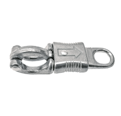 Mousqueton anti-panique à anneau fixe