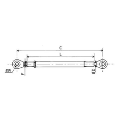 Stabilisateur 24 x 3 mm pour CLAAS 3557640067292 adaptable