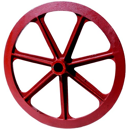 Roue packer Ø 700 - 50 mm pour rouleau adaptable - BlackSteel©