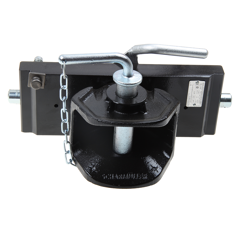 Zugmaul manuell,W= 330 S32, Ø 31,5 mm Bolzen, Schwarz, Scharmüller