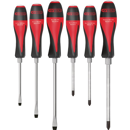 Jeu de 6 tournevis ULTIMATEMAX à lame traversante 3 fente - 3 phillips | KS TOOLS
