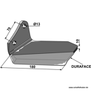 Flügelschare - links - Delta Flex 180 mmDuraface beschichtet 101IND805RL Kongskilde Nachbau