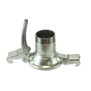 Raccord femelle sphérique 100 mm avec filetage mâle - 2 crochets