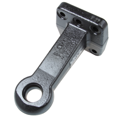 Ringzugöse, Ø 40 mm  110x100 mm, 6 Loch, Schwarz     