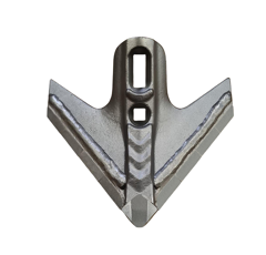 Aileron de cultivateur triangulaire carbure et renfort acier TOUTES MARQUES 866703 adaptable