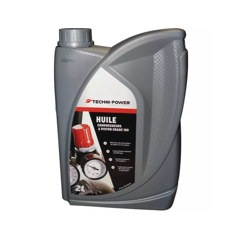 Huile pour compresseur à piston - 2L | TECHNI-POWER