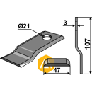 Couteau pour faucheuse NEW HOLLAND 495.807 adaptable - Blacksteel©