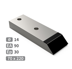 Pointe de décompacteur carbure et plaquettes carbure arrière pour charrue DURO adaptable