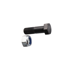 Boulon à tête hexagonale M16x1,5x52 avec écrou à freinage interne adaptable - Blacksteel©