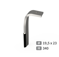 Dent de herse rotative Gauche carbure triangulaires ALPEGO MKOA00287 adaptable
