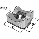 Pièce de serrage pour faneuse MASSEY FERGUSON FEL161379 adaptable - BlackSteel©