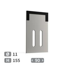 Grattoir carbure EBERHARDT 300142 adaptable