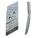 Pointe Gauche avec plaquettes carbure, plaquettes arrière et rechargement OVERUM 94609 adaptable