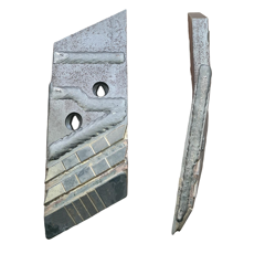 Pointe Gauche avec plaquettes carbure, plaquettes arrière et rechargement OVERUM 94609 adaptable