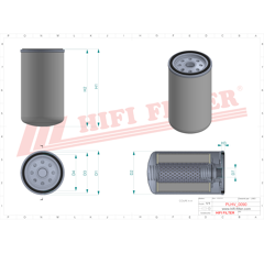 Filtre hydraulique adaptable HIFI FILTER SH62142