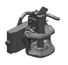 Zugmaul automatisch,W= 225 S32, Ø 31,5 mm Bolzen, Schwarz     