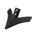 Soc à ailettes courbé 310 x 6 mm adaptable - Blacksteel©