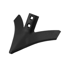 Soc à ailettes courbé 310 x 6 mm adaptable - Blacksteel©