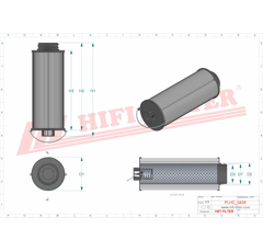 Filtre hydraulique adaptable HIFI FILTER SH74451