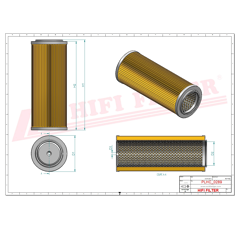 Filtre hydraulique de transmission adaptable HIFI FILTER SH62147
