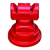 Buse pulvérisateur double fente AI TTJ 60 110° 04 Rouge - TEEJET