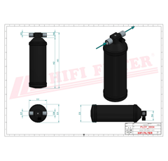 Deshydrateur Climatisation adaptable HIFI FILTER DYH60009