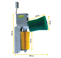 Brosse électrique double pour animaux adultes | PATURA