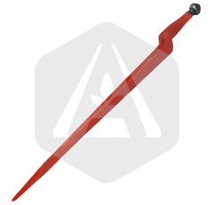 Dent de fourche décalée coudée profil H 810 mm adaptable