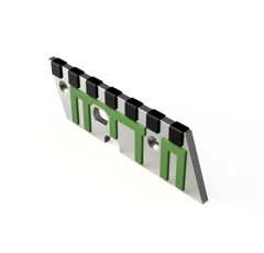 Contre-sep Droit carbure et rechargement pour charrue DURO 7347 adaptable