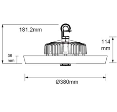 Luminaire suspendu LED 200W - 26000 lm | SELECTION