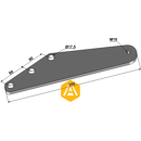 Renfort de couteau pour mélangeuse STRAUTMANN 60903206 adaptable - Blacksteel©