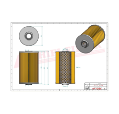 Filtro diesel HIFI FILTER SN145 Adaptable