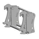 Interface pour chargeur frontaux AGRAM/FAUCHEUX B adaptable