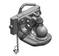 Kugeleinsatz Kugel 80,W= 255 S32, Schwarz  